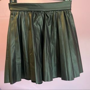 Zara girls faux leather skirt